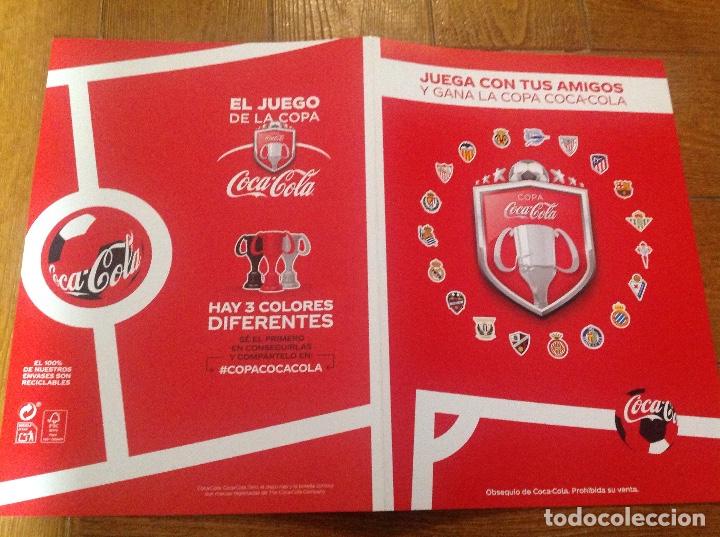 Coleccionismo deportivo: F&uacute;tbol. El juego de la copa coca-cola. 2018-19. Acm - Foto 6