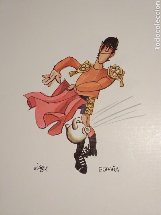 Coleccionismo deportivo: Mingote - 25 laminas del mundial de Espa&ntilde;a 1982 - Foto 2