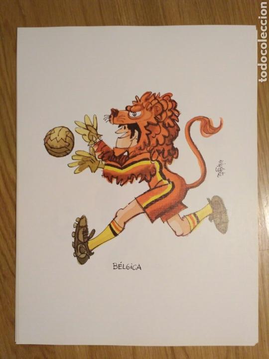 Coleccionismo deportivo: Mingote - 25 laminas del mundial de Espa&ntilde;a 1982 - Foto 5