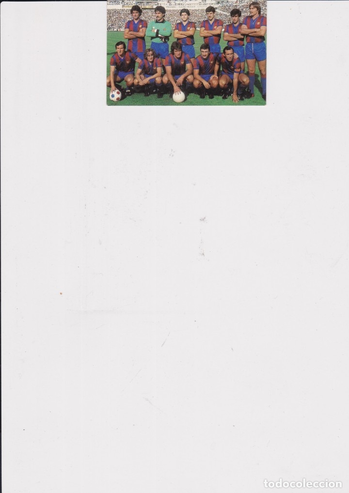 Coleccionismo deportivo: BAR&Ccedil;A: Calendario de 1980 - Foto 1