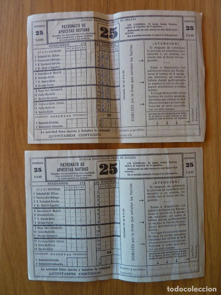 Sports collectibles: RESGUARDO QUINELAS JORNDA 25 9/03/1969