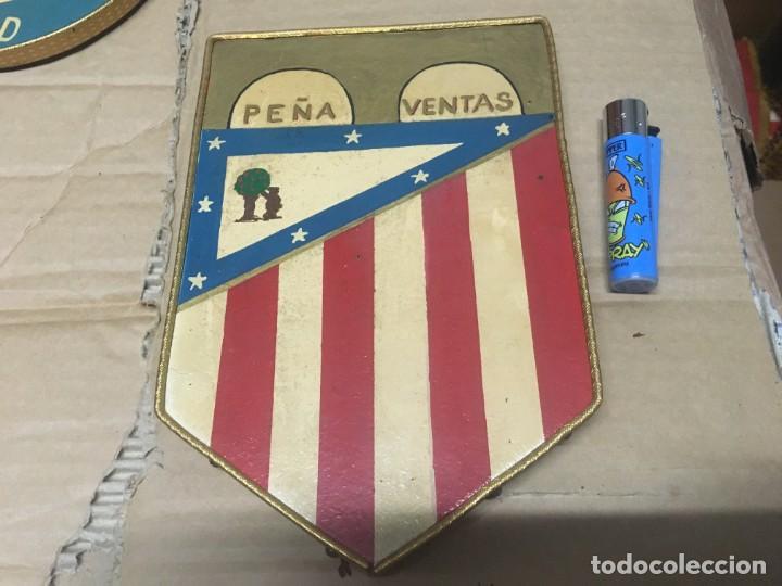 Sammelleidenschaft Sport: ATLETICO MADRID CUADRO METOPA HECHO EN MADERA PE&Ntilde;A ATLETICA VENTAS MADRID