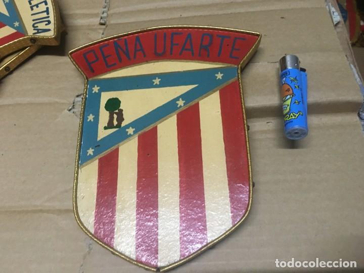 Sammelleidenschaft Sport: ATLETICO MADRID CUADRO METOPA HECHO EN MADERA PE&Ntilde;A ATLETICA UFARTE MADRID