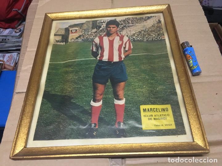 Coleccionismo deportivo: CUADRO ATLETICO MADRID MARCELINO ATLETICO MADRID - Foto 1