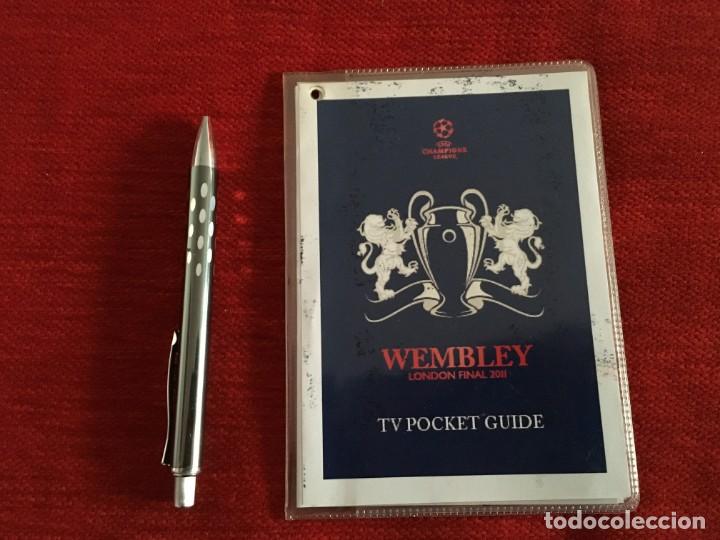 Sammelleidenschaft Sport: GUIA DE BOLSILLO TV FINAL UEFA CHAMPIONS LEAGUE BARCELONA MANCHESTER UNITED 2011