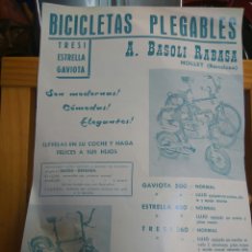 Coleccionismo deportivo: CATALOGO BICICLETA A.BASOLI RABASA. (DERBI). Lote 165857688