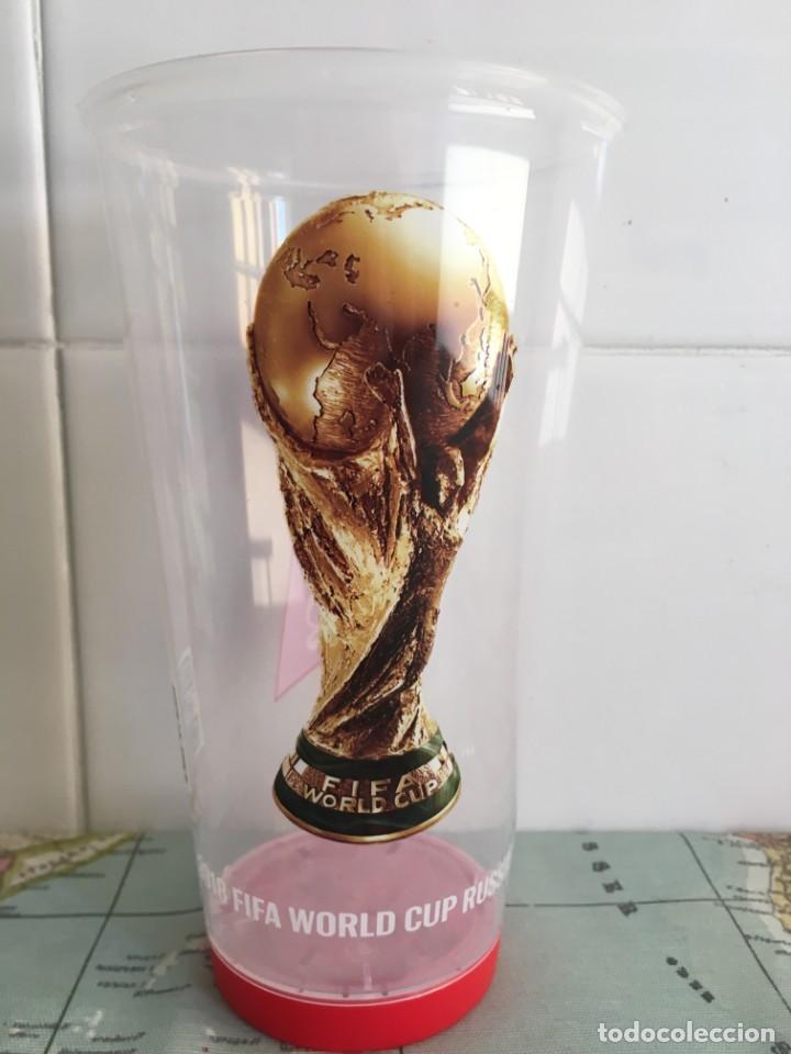 Sammelleidenschaft Sport: VASO PLASTICO EDICION ESPECIAL FIFA MUNDIAL RUSIA WORLD CUP 2018 BUDWEISER
