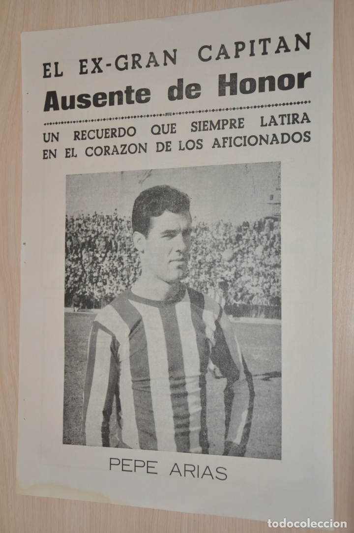 Sammelleidenschaft Sport: hoja revista foto pepe arias, malaga