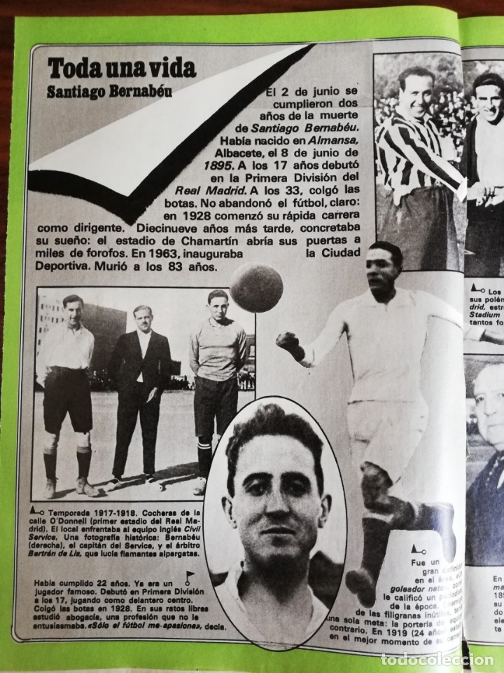 Sammelleidenschaft Sport: SANTIAGO BERNABEU - TODA UNA VIDA / PORTEROS: ARCONADA, URRUTI, ARTOLA...