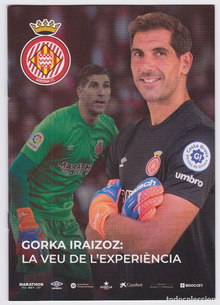 Coleccionismo deportivo: Programa Bolet&iacute;n Revista F&uacute;tbol -- Girona FC - Athletic Club Bilbao 2018-19