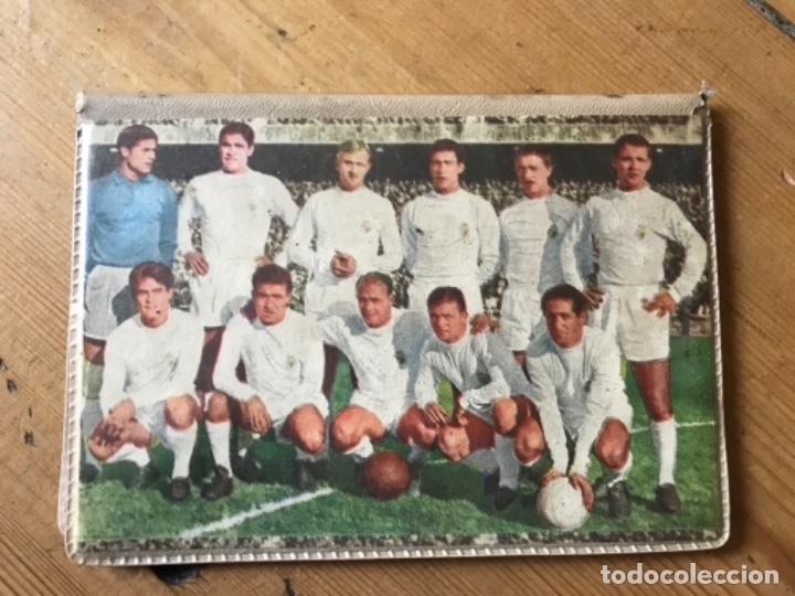 Collectionnisme sportif: Billetera con equipo Del Real Madrid a&ntilde;os 60, con Di Stefano