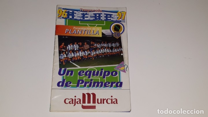 Coleccionismo deportivo: ANTIGUA REVISTA PRESENTACION PLANTILLA DEL HERCULES ASCENSO A 1&ordf; DIVISION TEMPORADA 1996 / 97