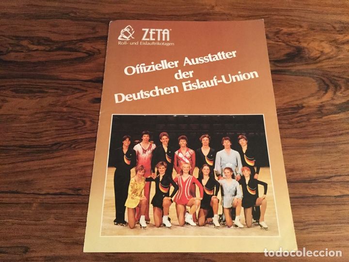 Collectionnisme sportif: CATALOGO ROPA PATINAJE SOBRE HIELO ZETA. DEUTSCHEN EISLAUF-UNION 1983. NORBERT SCHRAMM, LEO AZZOLA