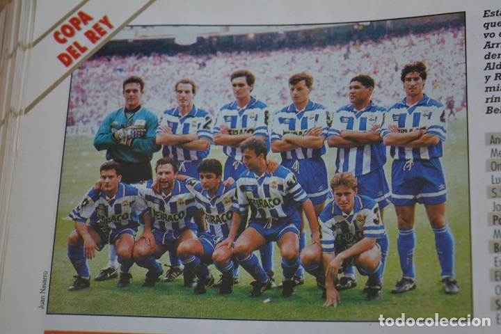 Sports collectibles: RECORTE DE LA REVISTA DON BALON.TEMPORADA 94-95.DEPORTIVO CORU&Ntilde;A CAMPE&Oacute;N DE COPA DEL REY