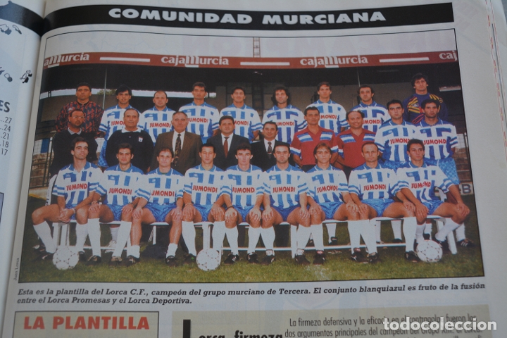 Sports collectibles: RECORTE DE LA REVISTA DON BALON.TEMPORADA 94-95.FOTO DEL LORCA CF