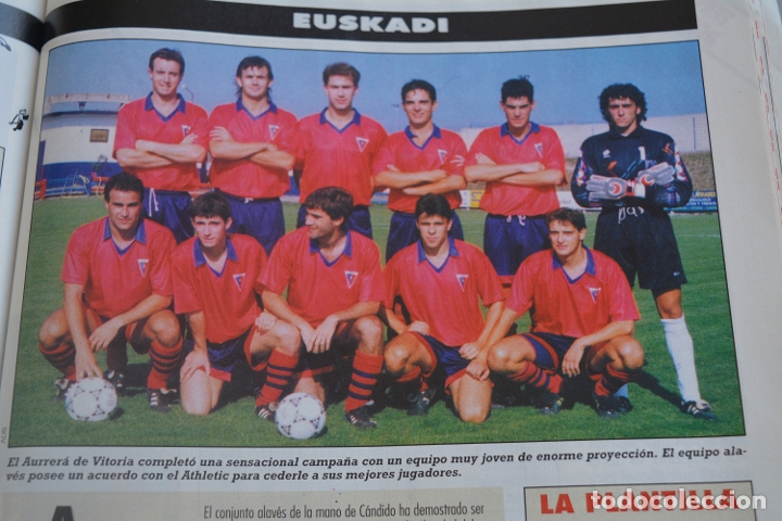 Sports collectibles: RECORTE DE LA REVISTA DON BALON.TEMPORADA 94-95.FOTO DEL AURRERA DE VITORIA
