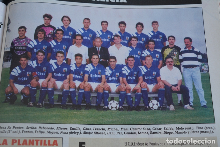 Sports collectibles: RECORTE DE LA REVISTA DON BALON.TEMPORADA 94-95.FOTO DEL ENDESA AS PONTES