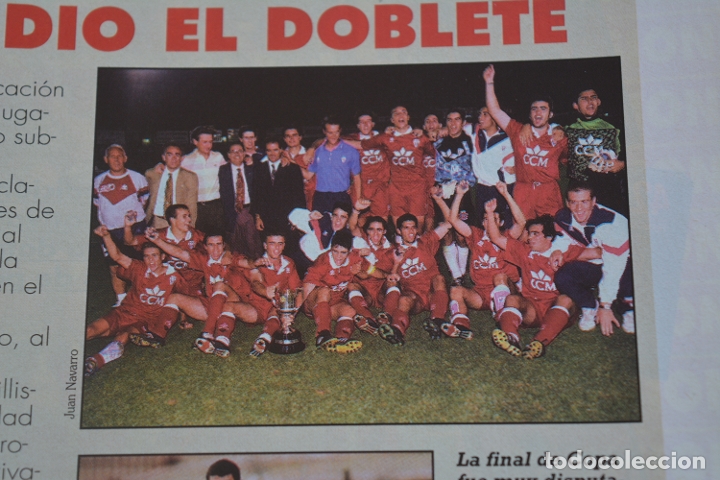 Sports collectibles: RECORTE DE LA REVISTA DON BALON.TEMPORADA 94-95.FOTO DEL ALBACETE JUVENIL CAMPE&Oacute;N DE COPA DEL REY