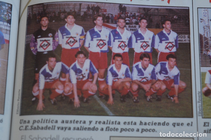 Sports collectibles: RECORTE DE LA REVISTA DON BALON.TEMPORADA 94-95.FOTO DEL SABADELL