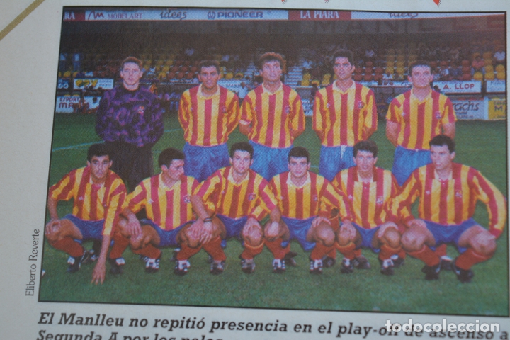 Sports collectibles: RECORTE DE LA REVISTA DON BALON.TEMPORADA 94-95.FOTO DEL MANLLEU