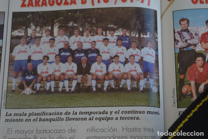 Sports collectibles: RECORTE DE LA REVISTA DON BALON.TEMPORADA 94-95.FOTO DEL REAL ZARAGOZA B