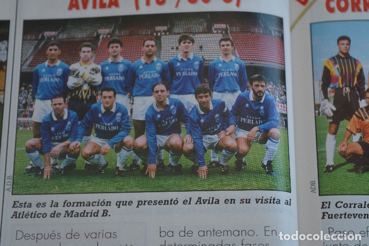 Sammelleidenschaft Sport: RECORTE DE LA REVISTA DON BALON.TEMPORADA 94-95.FOTO DEL AVILA
