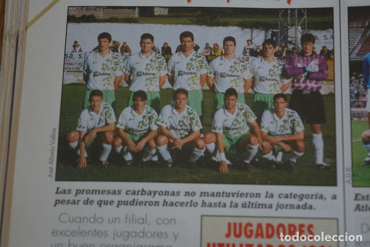 Sammelleidenschaft Sport: RECORTE DE LA REVISTA DON BALON.TEMPORADA 94-95.FOTO DEL REAL OVIEDO B