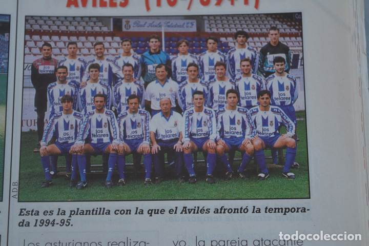 Sammelleidenschaft Sport: RECORTE DE LA REVISTA DON BALON.TEMPORADA 94-95.FOTO DEL REAL AVILES