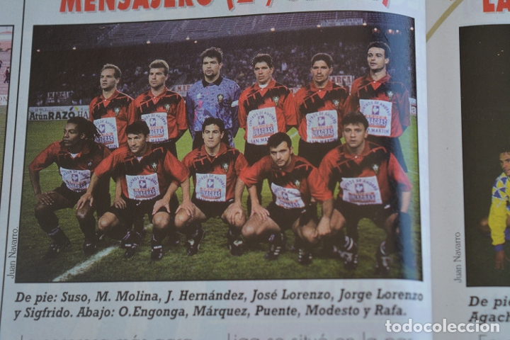 Sammelleidenschaft Sport: RECORTE DE LA REVISTA DON BALON.TEMPORADA 94-95.FOTO DEL MENSAJERO