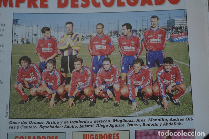 Sammelleidenschaft Sport: RECORTE DE LA REVISTA DON BALON.TEMPORADA 94-95.FOTO DEL ORENSE