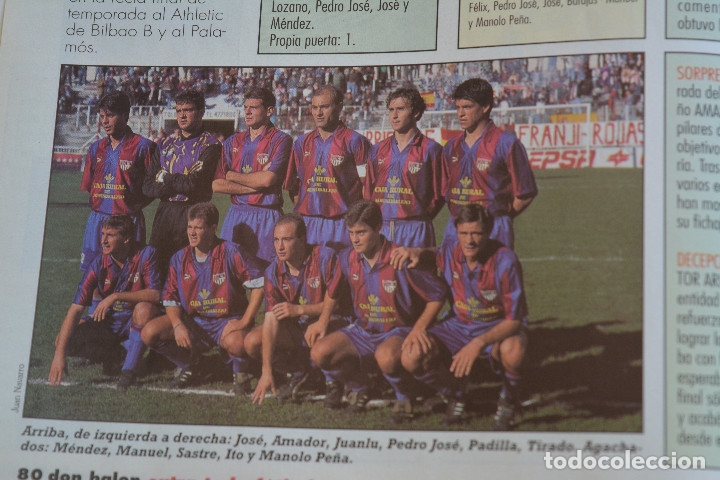 Sammelleidenschaft Sport: RECORTE DE LA REVISTA DON BALON.TEMPORADA 94-95.FOTO DEL EXTREMADURA