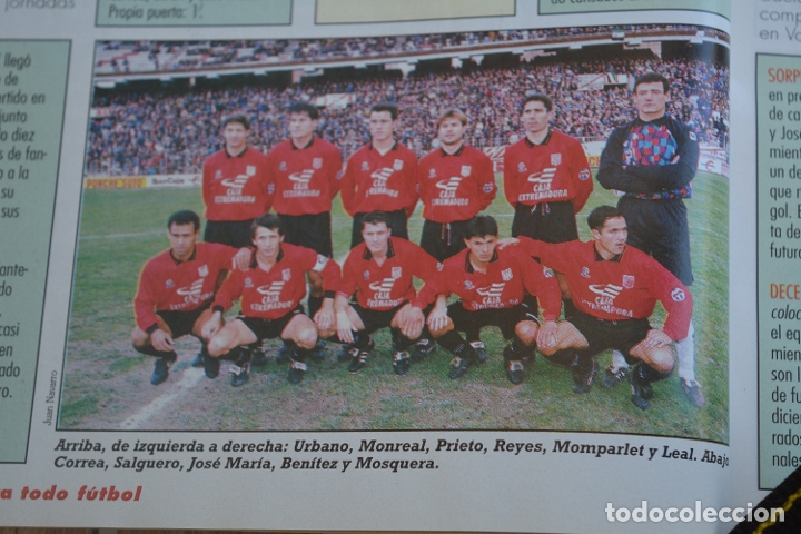 Sammelleidenschaft Sport: RECORTE DE LA REVISTA DON BALON.TEMPORADA 94-95.FOTO DEL MERIDA