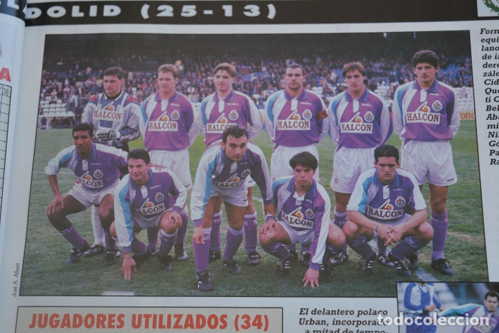 Sammelleidenschaft Sport: RECORTE DE LA REVISTA DON BALON.TEMPORADA 94-95.FOTO DEL REAL VALLADOLID