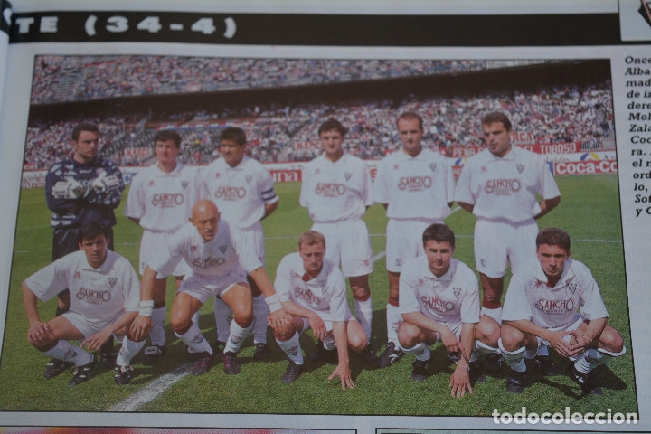 Sammelleidenschaft Sport: RECORTE DE LA REVISTA DON BALON.TEMPORADA 94-95.FOTO DEL ALBACETE BALOMPIE