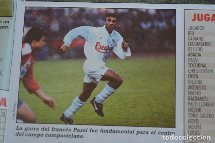 Sports collectibles: RECORTE DE LA REVISTA DON BALON.TEMPORADA 94-95.FOTO DE PASSI ( COMPOSTELA)
