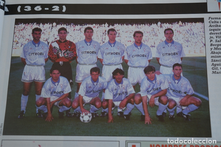 Sports collectibles: RECORTE DE LA REVISTA DON BALON.TEMPORADA 94-95.FOTO DEL CELTA