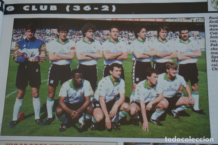 Sports collectibles: RECORTE DE LA REVISTA DON BALON.TEMPORADA 94-95.FOTO DEL RACING SANTANDER
