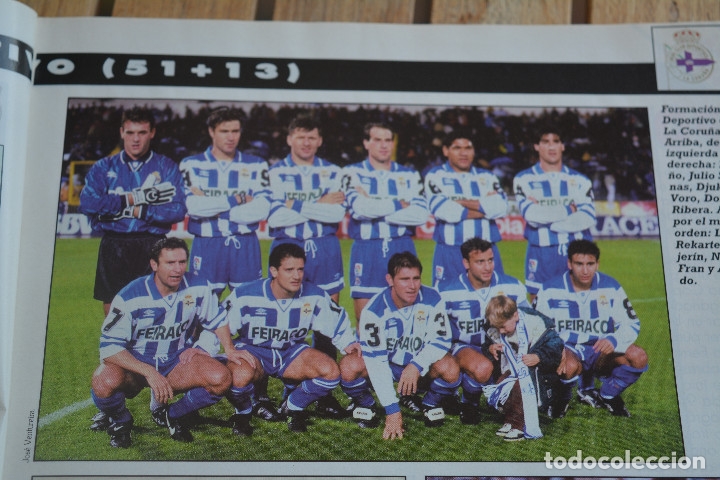 Sports collectibles: RECORTE DE LA REVISTA DON BALON.TEMPORADA 94-95.FOTO DEL DEPORTIVO CORU&Ntilde;A