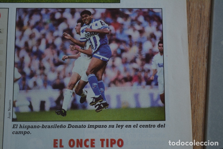 Sports collectibles: RECORTE DE LA REVISTA DON BALON.TEMPORADA 94-95.FOTO DE DONATO ( DEPORTIVO CORU&Ntilde;A)