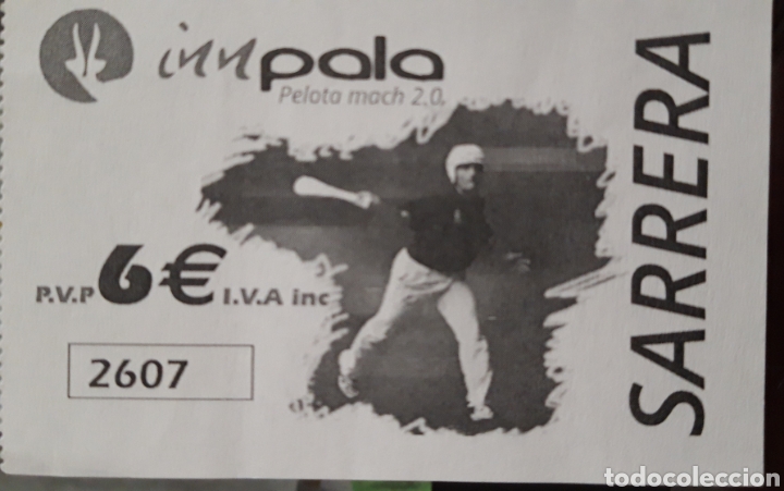 Coleccionismo deportivo: ENTRADA PALA CORTA - Foto 1