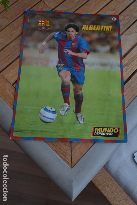 Sammelleidenschaft Sport: EL MUNDO DEPORTIVO.TEMPORADA 2008-09.MEDIDAS 34 X 25 CMS.ALBERTINI