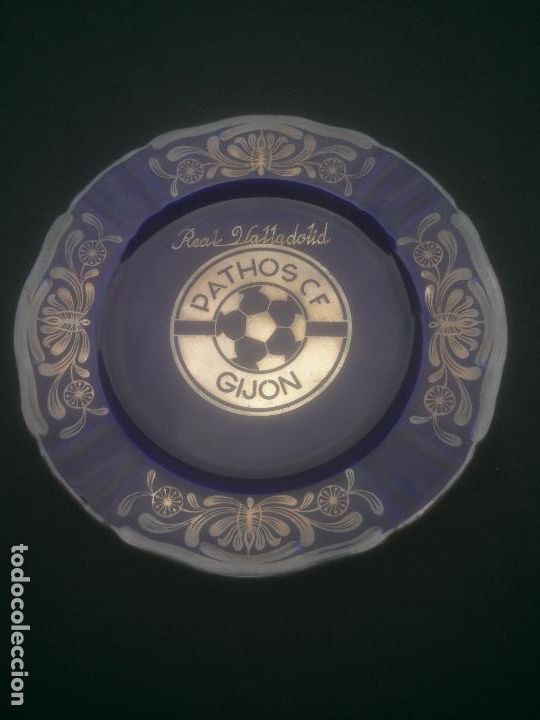 Coleccionismo deportivo: PLATO PATHOS CF GIJON - Foto 2