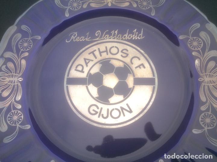 Coleccionismo deportivo: PLATO PATHOS CF GIJON - Foto 1