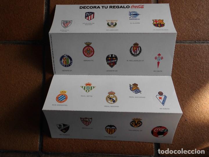 Sammelleidenschaft Sport: DECORA TU REGALO COCA COLA TEMPORADA FUTBOL 2018 2019  ESCUDOS DE FUTBOL PRIMERA DIVISION