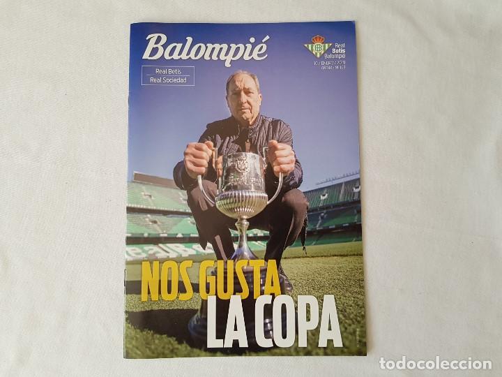 Sammelleidenschaft Sport: Programa f&uacute;tbol (Revista Balompi&eacute; (Copa del Rey) 10-01-2019) Betis - Real Sociedad