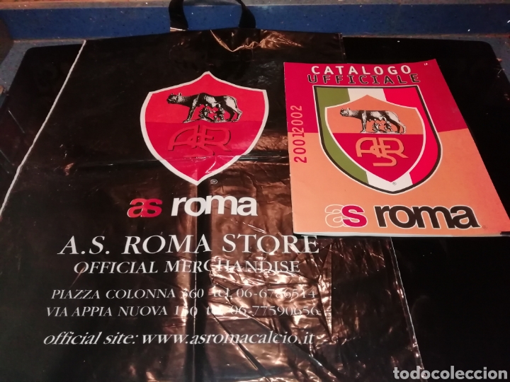 Sammelleidenschaft Sport: Bolsa y catalogo as roma f&uacute;tbol 2001 Italia