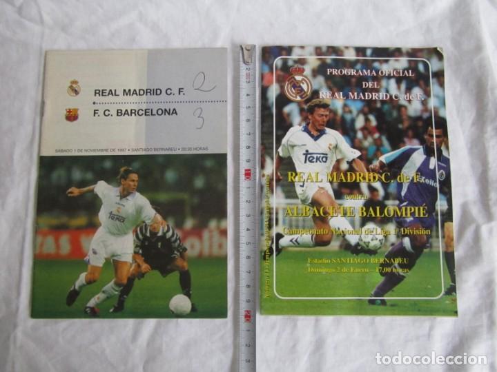 Coleccionismo deportivo: 6 programas Real Madrid - Foto 2