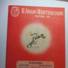 Coleccionismo deportivo: II JUEGOS DEL MEDITERRÁNEO 1955 PROGRAMA DIARIO. Lote 193429682