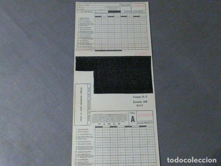 Coleccionismo deportivo: Quiniela de f&uacute;tbol 1.971 - Foto 1