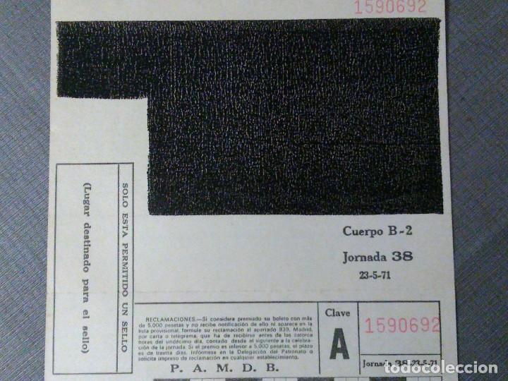 Coleccionismo deportivo: Quiniela de f&uacute;tbol 1.971 - Foto 4